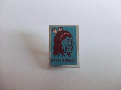 indiaan Grote Krijger blauw